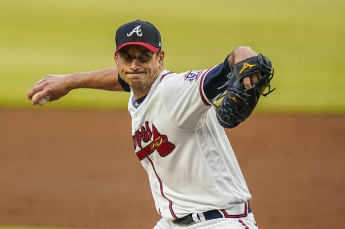 Atlanta Braves SP Charlie Morton pitching